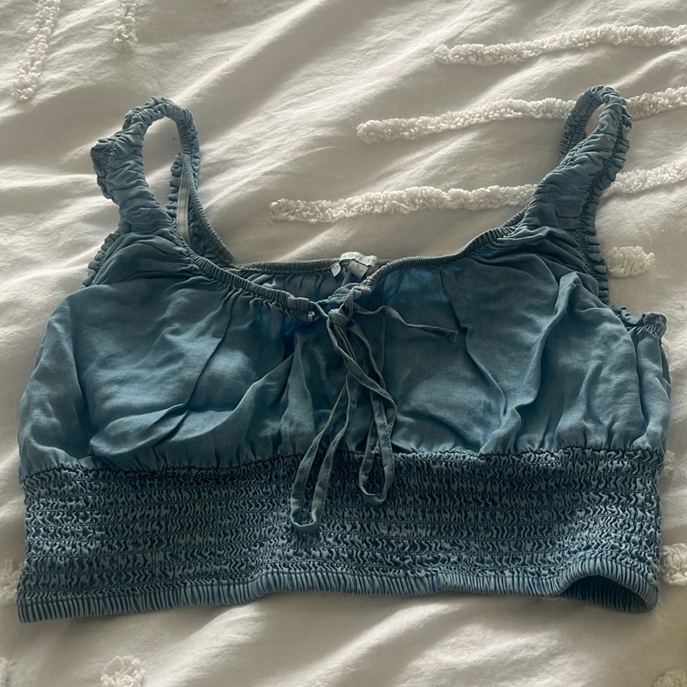Cute denim like top